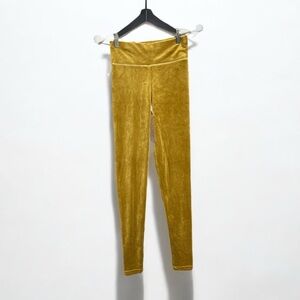 🌻NWOT NEW Aerie Offline After Party Velvet Velour Leggings Size Small